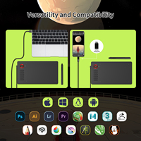 Tableta Gráfica con Lápiz VEIKK A15 para Firma Electrónica, Compatible con Windows, Mac, Linux y Dispositivos Android