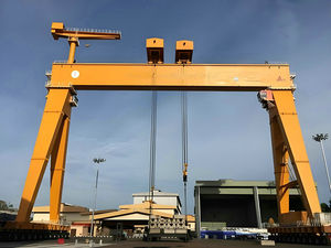 40 Tonnen Doppelt räger Werkstatt Portalkran DY-MH Modell Fernbedienung 5 Tonnen Lager waage Neues Design - Product Image 2