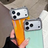 Coque de téléphone scintillante mignonne pour iPhone 18 Pro 17 Air 15 16 11 12 13 Pro Max 14 16 Plus, protection antichoc Bling Bling