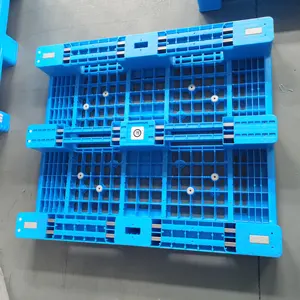 Heavy Duty Double Side Face 4 Way Entry Pallet Stackable 3 Runners Pallets For Warehouse Racking