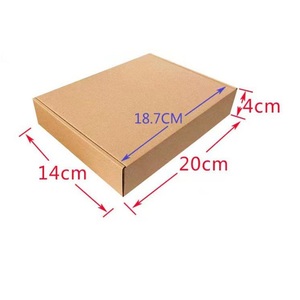 Tùy chỉnh giá thấp Trắng sóng hộp giấy gói Logo in hộp bưu phẩm cho quần áo T-shirt - Product Image 2