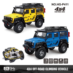 جديد HG-P411 2.4GHz التحكم عن بعد 1/10 مقياس نموذج 4WD سيارة 20 km/h 4x4 RC قبالة الطريق عالية السرعة سباق شاحنة تسلق روك الزاحف - Product Image 4