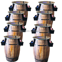 Machine de jeu d'arcade à cocktail à 2 joueurs Jeux vidéo de course de voitures avec paiement par pièces Kit de boutons de manette pour usage domestique