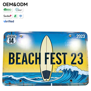 Plaque d'immatriculation décorative personnalisée sur le thème du festival de <span class=keywords><strong>musique</strong></span> rétro, avec impression gratuite, OEM accepté, plaque d'immatriculation fantaisie - Product Image 2