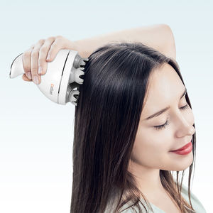 Instrumento de masaje de cabeza automático de pulpo inteligente eléctrico a prueba de agua masajeador de cuero cabelludo con vibración - Product Image 1