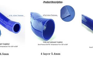 Conception sur mesure OEM/ODM, amélioration des performances, <span class=keywords><strong>tuyau</strong></span> d'admission d'air en silicone pour radiateur turbo intercooler à 45/90/135/180 degrés - Product Image 6