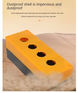 IP65 không thấm nước khẩn cấp 220V đơn đôi sáu lỗ nhấn nút thiết bị chuyển mạch dừng bắt đầu hộp điều khiển 123456 lỗ Nút chuyển đổi - Product Image 4