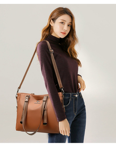 Bolsos de Lujo Nuevos para Mujer, Bolsos de Diseñador de Gran Capacidad, Bolso Cruzado de Hombro para Mujer, Bolso de Mano Casual de Cuero PU Personalizado - Product Image 2