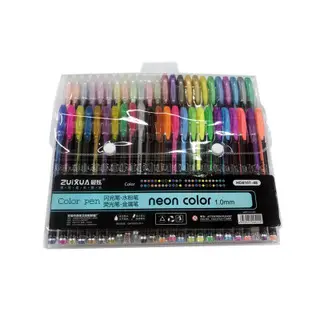 Riendly Glitter 48 Kleuren Neon Set Gel Pen Gel Pennen Kleurset Voor Studenten Kleurboeken Tekenen Schilderen Schrijven