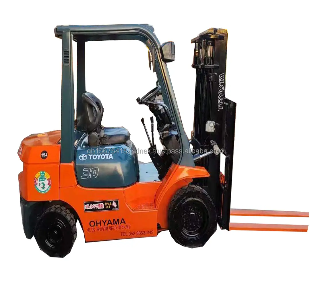 Toyota 30 forklift 3TON cheap price diesel mini truck factory direct shipping fast durable rough terrain used forklift for sale