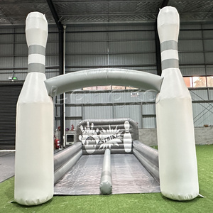 Jeu de bowling gonflable en PVC commercial <span class=keywords><strong>Jeux</strong></span> de carnaval en plein air pour enfants et adultes - Product Image 4