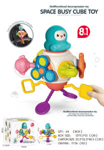 Bambino Puzzle educazione divertente <span class=keywords><strong>gioco</strong></span> giocattoli multifunzione decompressione giocattoli per bambini 8 In uno spazio occupato simpatici giocattoli passeggino per bambino - Product Image 2