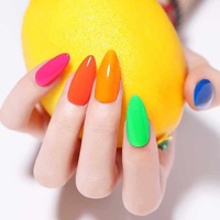 Vente en gros Gel fluorescent néon Gel vernis à haute teneur en pigments Soak Off Gel Uv Logo personnalisé Gel phosphorescent