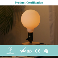 Ampoule à filament LED vintage G125/G40 12W AC120V 220 240V E26 E27 B22 15000H Lumière décorative pour l'éclairage ambiant intérieur de la maison
