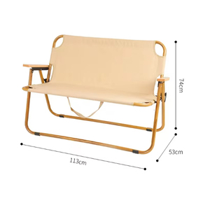 Silla Plegable Portátil de Aleación de Aluminio WOQI para Exteriores, Silla Doble Desmontable para Camping y Ocio - Product Image 3
