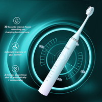 Cepillo de Dientes Eléctrico Sónico Recargable SEAGO SG-972, Personalizado, Superventas en el Extranjero, con 5 Modos y Temporizador Inteligente