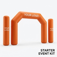 Arco Inflable Personalizado con Impresión UV, Impermeable, con Ventilador Incorporado para Eventos Deportivos al Aire Libre, Maratones, Hermético y Estable