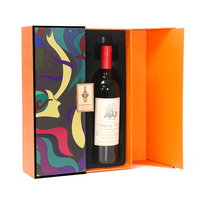 Coffret Cadeau Luxe Personnalisé Rigide à Double Porte pour Bouteille de Tequila et Vodka avec Kit Tire-Bouchon