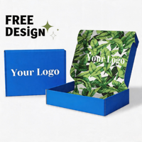Boîte d'emballage en carton ondulé écologique personnalisée avec logo imprimé pour l'expédition de produits de soin, de beauté ou de vêtements – Vente en gros