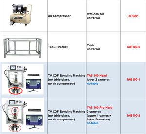 CNHOLY TAB100 Máquina De Ligação De TV Novo 1 Ano De Garantia PLC Núcleo COF/COD FPC Reparação De TV Ligação Flex - Product Image 2