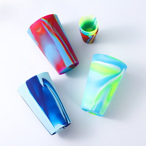NUEVAS Tazas de Silicona para Bebés, Tazas de Silicona para Niños Pequeños, ODM OEM, Tazas de Silicona para Niños Pequeños para Camping al Aire Libre - Product Image 3
