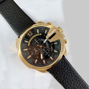 นาฬิกาข้อมือผู้ชาย MR BIG DADDY รุ่นหรูหรา ตัวเรือนสแตนเลสสีทอง หน้าปัดโครโนกราฟแบบสปอร์ต ขนาด 51 มม. ระบบควอตซ์อะนาล็อก ยี่ห้อ Seikot - Product Image 2