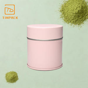 Großhandel Lebensmittelechte 30g Matcha-Dose Luftdicht Doppeldeckel Matcha-Pulver-Dose Matt Rosa Matcha-Tee-Dose - Product Image 6