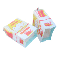 Sachets Doypack Classiques Blancs Personnalisables en Papier, Imprimés par Gravure, pour Popcorn et Croustilles, Durables et Extra-Larges