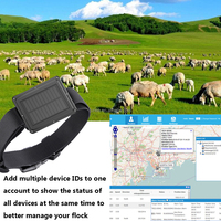 TKSTAR S9 dernier traqueur GPS 4G batterie 20000mah longue veille étanche collier GPS à énergie solaire LTE GPRS Android App LBS