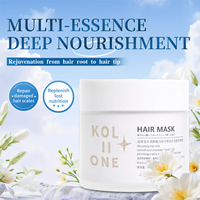 KOLII ONE Crème Réparatrice Capillaire Professionnelle à la Kératine Qualité Salon 2-EN-1 Nourrissante Anti-Pelliculaire Protection Couleur Hydratante pour