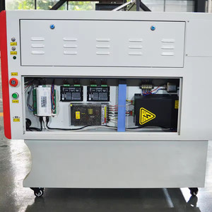 Qualité Ruida 900*600mm Machine de gravure sur bois 6090 5070 graveur Laser avec Rail de guidage linéaire Double lit de travail et boîte à déchets - Product Image 4