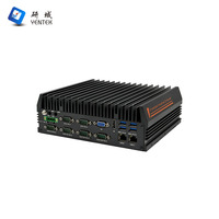 Mini PC Industrial sin Ventilador con Intel Core I3210M 7300HQ 8300H, DDR4, MSATA, M.2, HDD, VGA, 6 RS232/485, COM2, LAN, en Stock