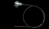 Sensor Suhu Termokopel dengan Panjang Probe yang Dapat Disesuaikan dan Kepala Sambungan untuk Aplikasi Industri