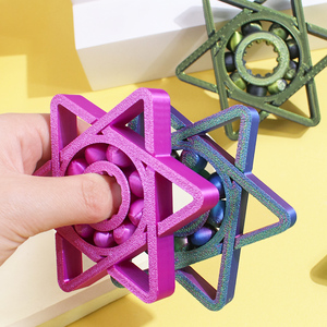 Juguete Antiestrés Giratorio de Mano con Forma de Polígono Impreso en 3D, Juguete Sensorial de Primera Calidad para Aliviar <span class=keywords><strong>el</strong></span> Estrés - Product Image 4