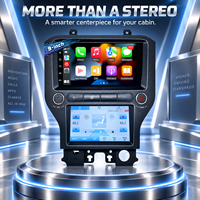 Pour Ford Mustang 2015-2021, module 9 pouces, caisson de basses d'origine, autoradio, navigateur, radio mobile, lecteur DVD, écran