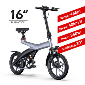 Vélo électrique pliant 350W16inch adapté aux adultes étudiants pour le cyclisme en plein air Fitness navettage et pliage pour le stockage - Product Image 2