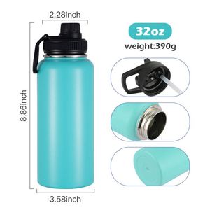 Botella de Agua Aislada con Logotipo Personalizado, Tapa con Boquilla, Boca Ancha, Botella de Vacío para Bebidas, para Camping, a Prueba de Fugas - Product Image 4