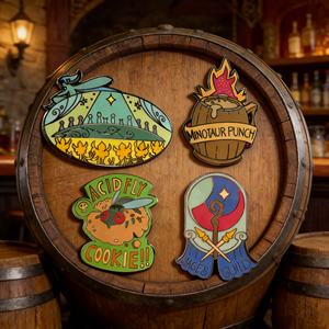 เข็มกลัดเคลือบแข็ง<span class=keywords><strong>ลาย</strong></span>สักโบราณ ดีไซน์ป้ายติดหมวก ผลิตในจีน - Product Image 2