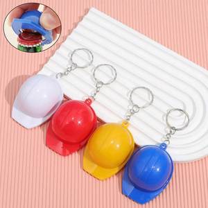 Custom Logo 3D <b>Mini</b> Construction Hard Hat Safety Helmet Promotional Plastic <b>Bottle</b> Opener for Business Gifts - Product Image 2