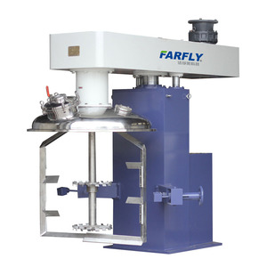 Mélangeur à double arbre concentrique FDT <span class=keywords><strong>1000L</strong></span> utilisé pour le mélange industriel à haute viscosité avec couvercle sous vide et réservoir à enveloppe - Product Image 1