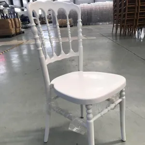 מפעל wholesales אלומיניום חתונה משתה נפוליאון כיסאות עם כרית