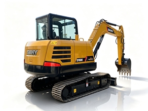 รถขุดขนาดเล็ก SY60C PRO มือสอง 6 ตัน รถขุดตีนตะขาบขนาดเล็ก เครื่องยนต์ Kubota สำหรับงานก่อสร้างและจัดสวน - Product Image 1