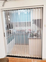 Pintu Lipat Kristal Tahan Air Modern Berkekuatan Tinggi - Partisi Tahan Benturan Ukuran Kustom untuk Kamar Tidur Dapur Ruang Tamu