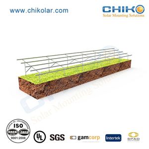 Système de montage au sol solaire en acier galvanisé adapté - Product Image 3