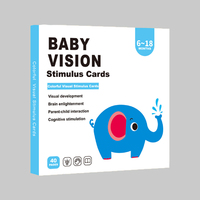 Cartes à Jouer Personnalisées pour le Développement Cognitif – Jouet Éducatif en Papier pour Bébés