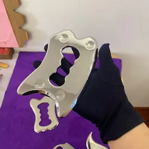 Alat pijat pengikis baja tahan karat untuk tisu lembut terapi fisik mobilisasi untuk kaki punggung lengan guasha pijat - Product Image 5