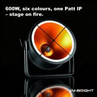 Projecteur LED 600 Patt IP avec 9 modes DMX et 50000h de durée de vie pour éclairage de discothèque et DJ