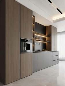 Buffet de cuisine moderne et simple, armoire murale de rangement pour le salon - Product Image 2