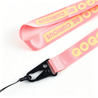 Lanyard pas cher Porte-clé Collier Polyester Sangle Imprimé pour Sublimation Lanyards Personnalisés Avec Logo Personnalisé