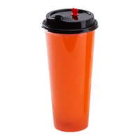 Vasos de Plástico Grueso Irrompibles, Resistentes al Calor, de Pared Simple, Reciclados, de Alta Barrera, Desechables para Café, Jugo, Té, al por Mayor para Fiestas